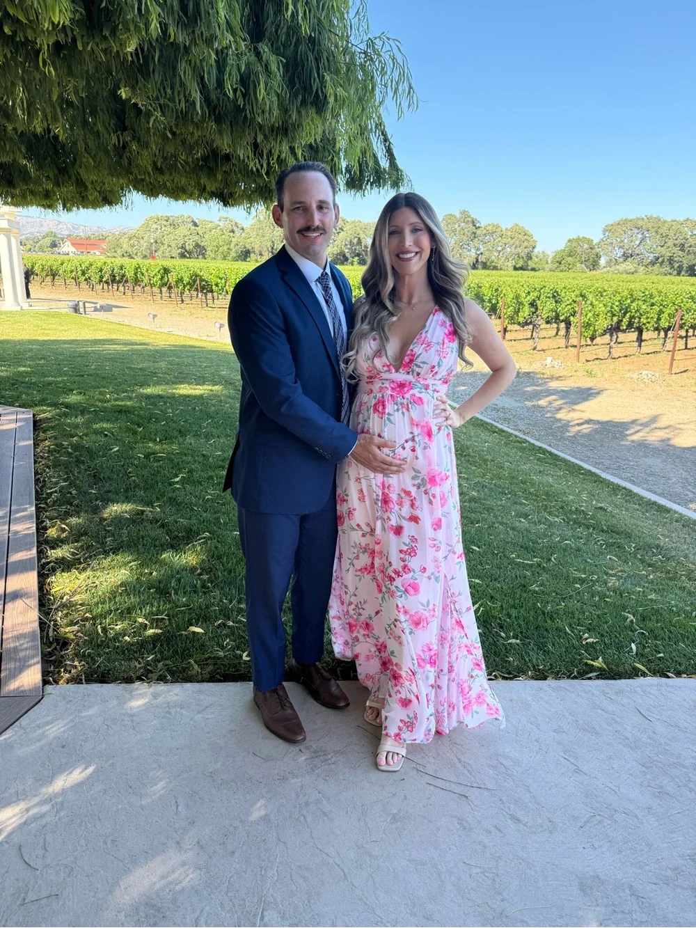 Lulu’s Heavenly Hues Pink Floral Maxi Dress - Picture 3 of 3